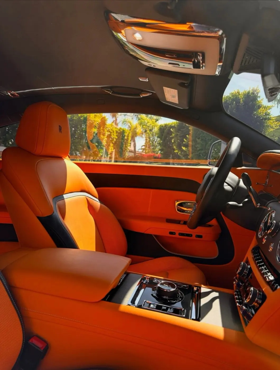 Rolls-Royce interior after an interior detail